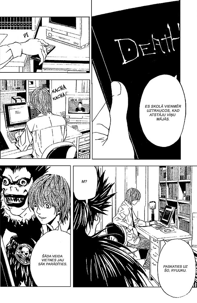  Autors: Fosilija Manga latviski - DEATH NOTE [ 2. nodaļa ]