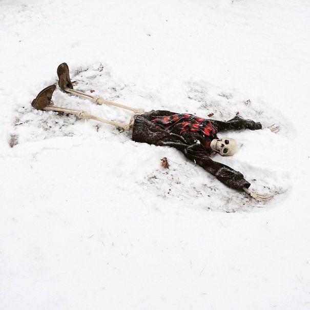 Sniega enģelītis... Autors: slipy Skellija - vai parasta meitene instagramā?