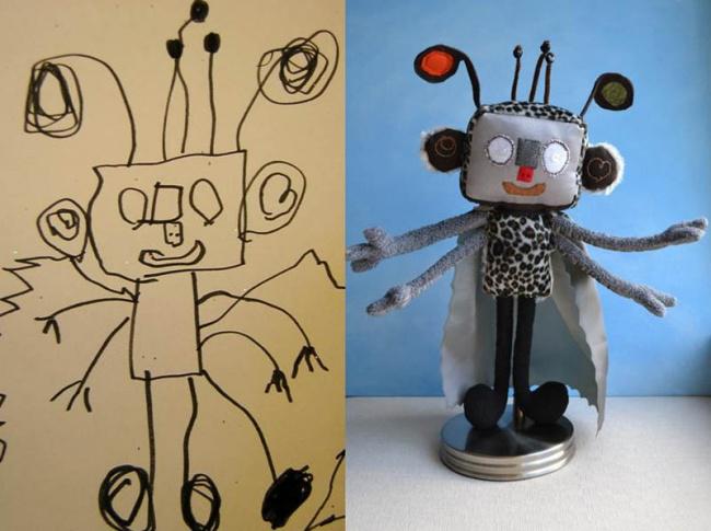 Džeisons 3 gadi Autors: MazAa888 Pēc bērnu zīmējumiem veidotas rotaļlietas