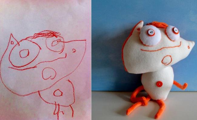 Vilsons 4 gadi Autors: MazAa888 Pēc bērnu zīmējumiem veidotas rotaļlietas