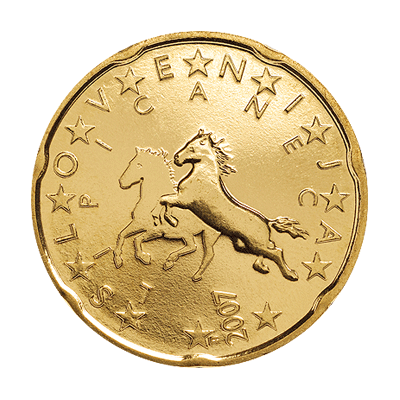 Uz 20 centu monētas ir... Autors: KASHPO24 Slovēnijas eiro monētas