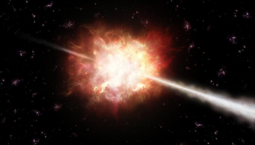 GRB 080916C  lielākais... Autors: DEMENS ANIMUS Lielākie sprādzieni, kuriem par liecinieku ir bijis cilvēks.