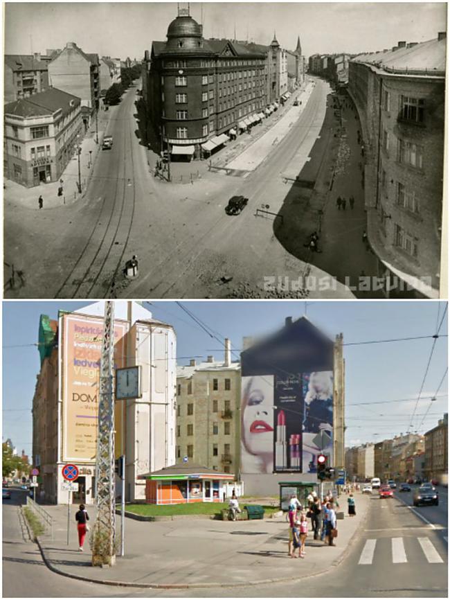 Stūra ēka uz matīsa ielas Autors: Neticamaiss 40 vietas un lietas Rīgā, kuru vairs nav