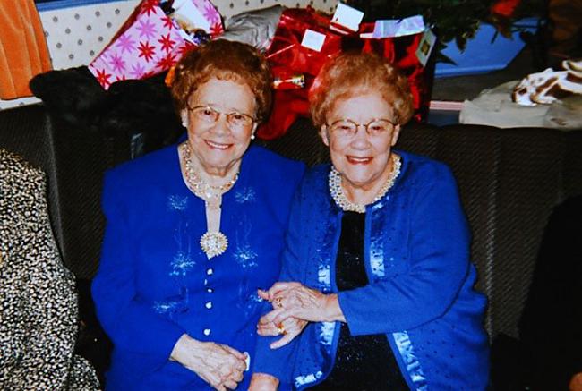 68 gadu vecumā kundzes... Autors: matilde Pasaulē vecākās dvīnes nosvin 103. dzimšanas dienu!