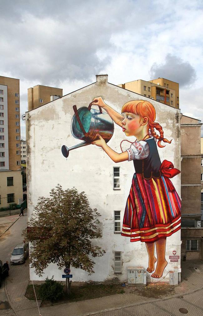 Milzu leģenda Belostoka Polija Autors: kaķūns 28 ielu mākslas meistardarbi - vērts redzēt