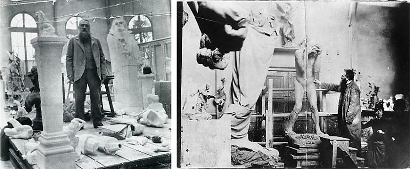 Augusts Rodins Autors: marijaku 25 slaveni mākslinieki un viņu studijas