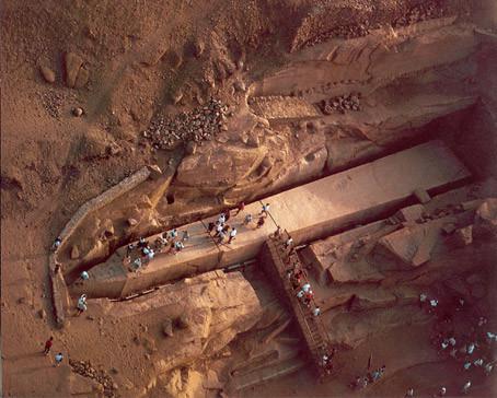 Nepabeigto obelisku varat... Autors: BLACK HEART 10 arheoloģiskie atklājumi par, kuriem Tu iespējams neko nezināji!