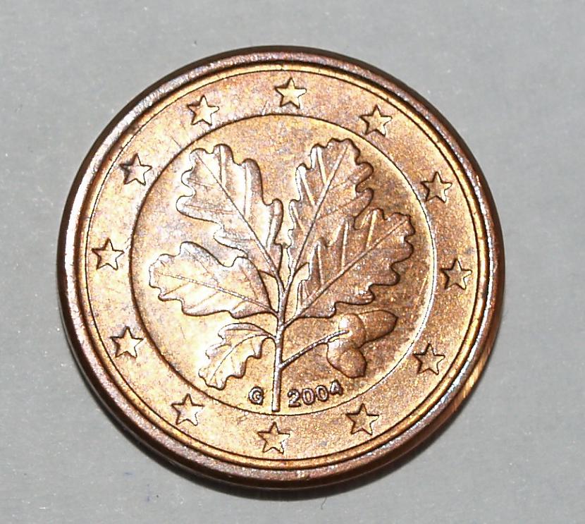 Vācijas 1 centa... Autors: me guusta Mana eiro monētu kolekcija 1. daļa