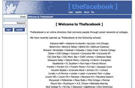 wwwfacebookcom 2004gadā Autors: Sulīgais Mandarīns Mājas lapu izskati kādreiz un tagad