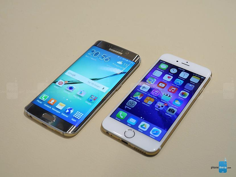 Salīdzinājumam iPhone 6... Autors: Laciz Vai Galaxy S6 Edge ir ūdensizturīgs?