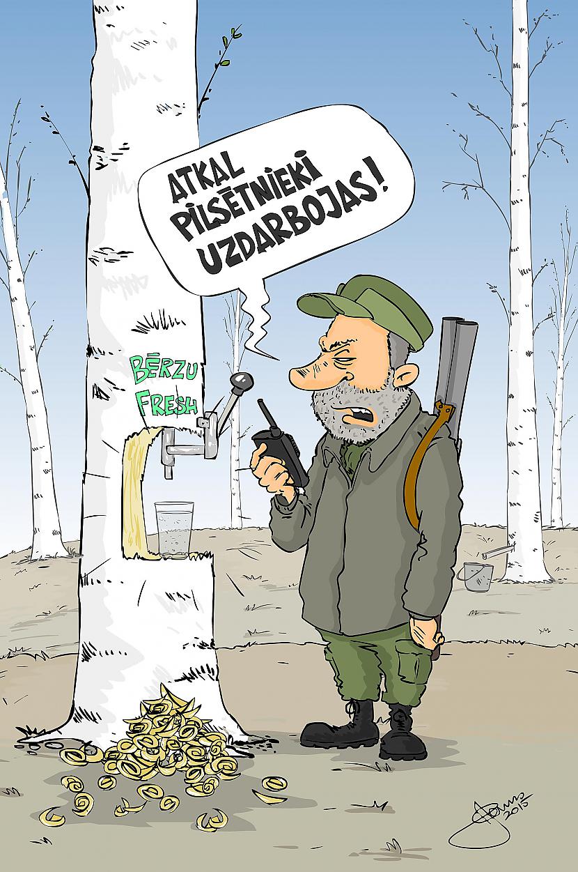 Vilks satiek mežā... Autors: karikaturistilv Biski ierēcam.