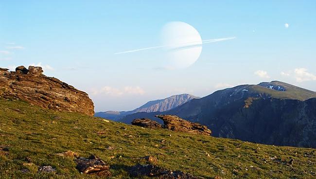 Ja Saturns būtu Mēness vietā... Autors: Prāta Darbnīca Episkas bildes ar nelielu zinātnes piešprici