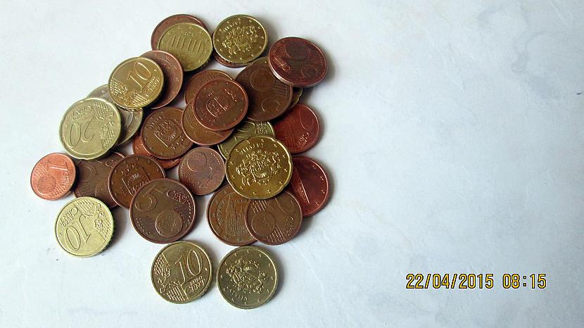 Monētu sauja Autors: rasiks FS eiro monētu sauja