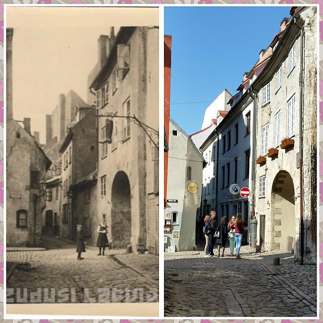 Ap 1920 gadu Trokscaronņu iela... Autors: OUYSO Toreiz vs Tagad (Rīga pirms 100 gadiem).