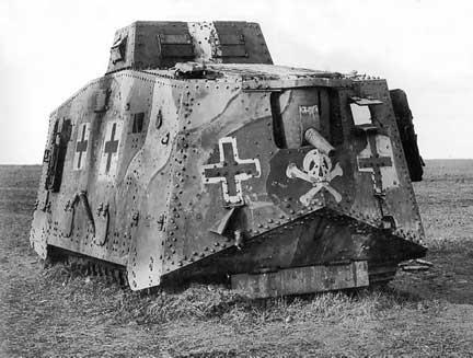 Smagais tanks A7V... Autors: damage3man Smagais tanks A7V (Sturmpanzerwagen A7V)