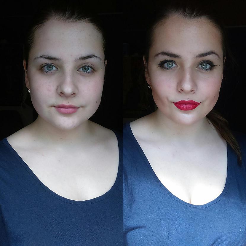 Pirms un pēcnbsp Autors: Egiss Make-up īstajā dzīvē #2