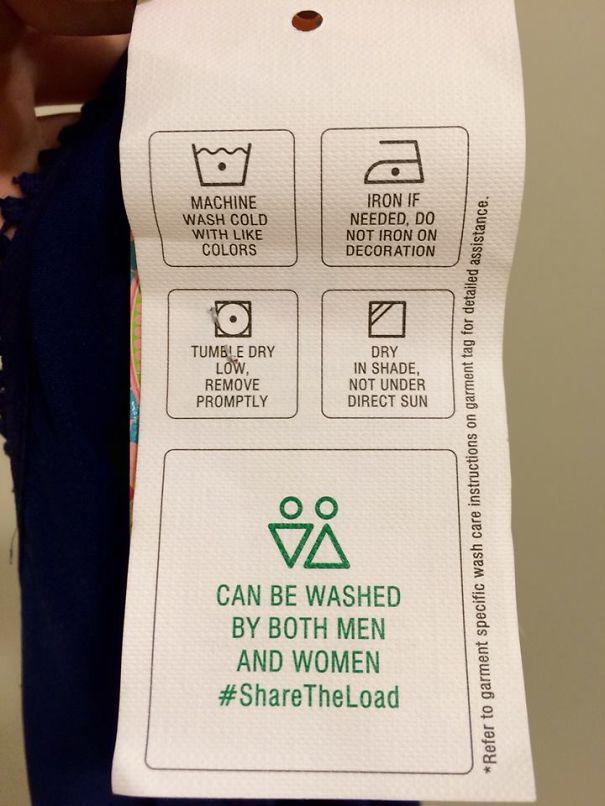 Scarono apģērbu var mazgāt gan... Autors: Mao Meow Dizaineru asprātības uz drēbju birkām!