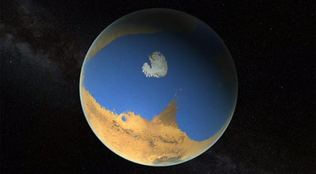Okeāni uz MarsaŪdens uz Marsa... Autors: Fosilija Nesenie būtiskākie kosmosa atklājumi