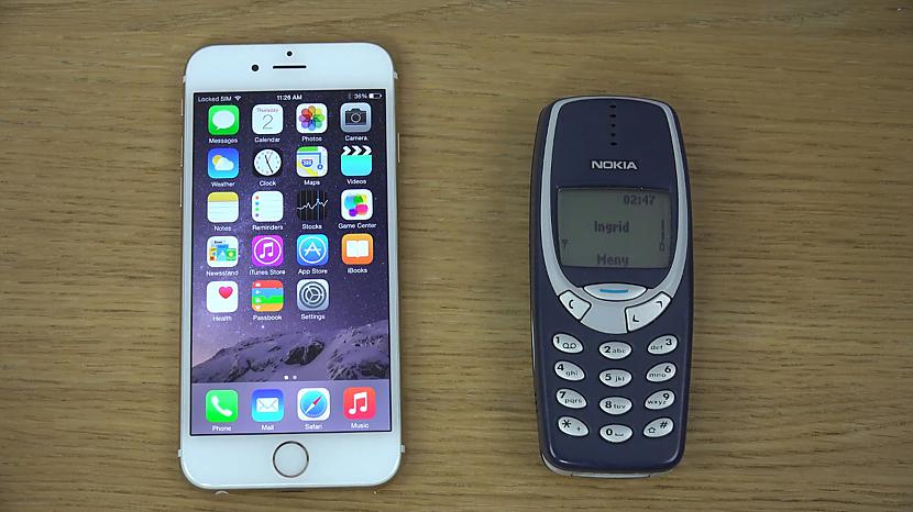  Autors: horsemenmuzika Kas darbojas ātrāk iPhone 6 vai Nokia 3310 ???