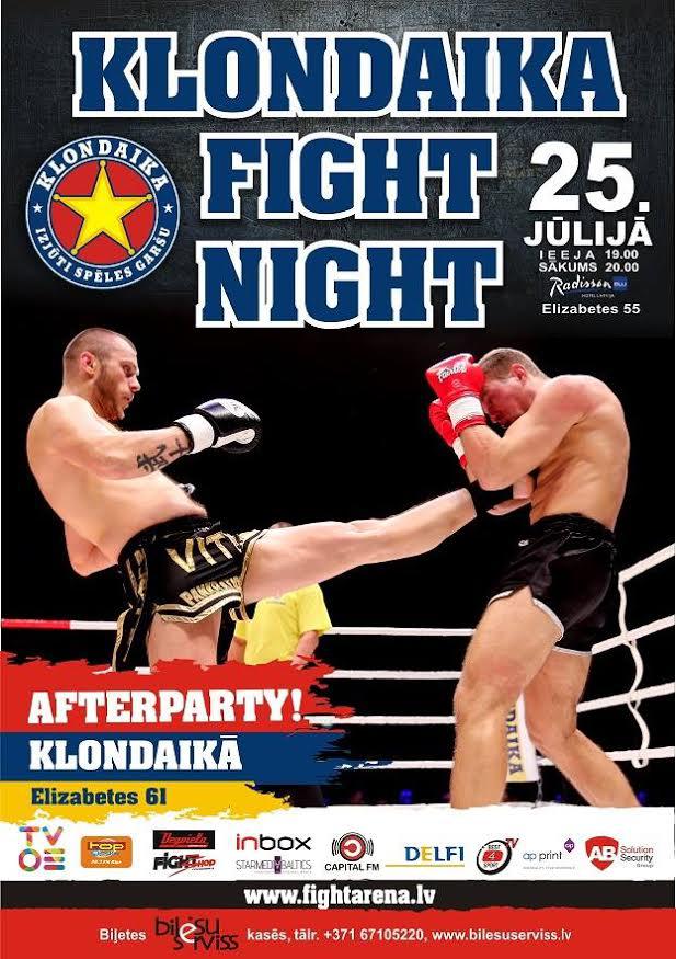  Autors: EV1TA Laimē biļetes uz «Klondaika Fight Night»!