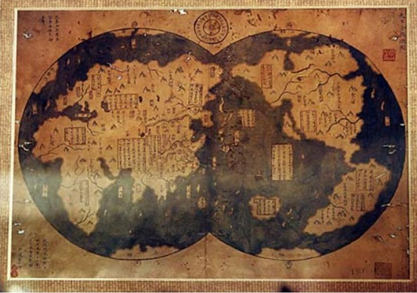 nbspSenā karte ĶīnanbspScarono... Autors: LordsX Desmit artefakti, kas mulsina zinātniekus