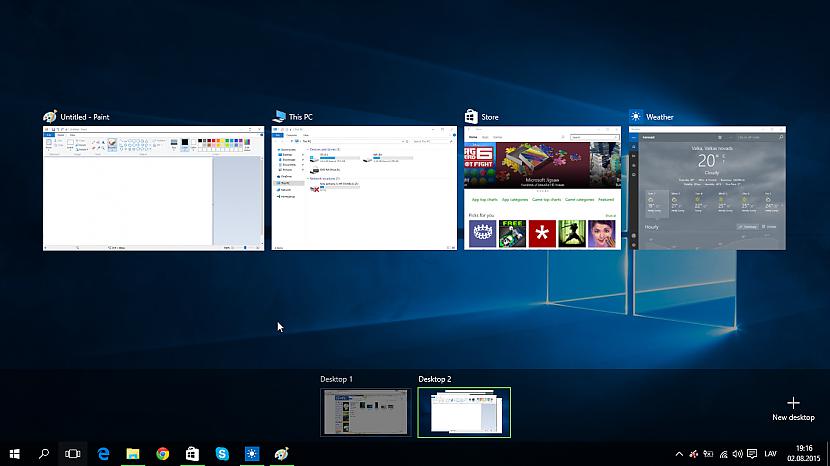 Daudz labāks  multitāskings ... Autors: imantss2000 Windows 10 - jaunās fīčas