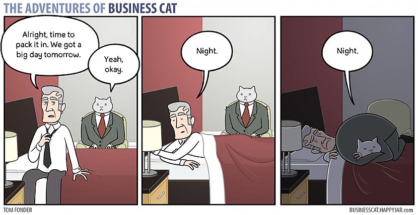  Autors: Fosilija Business cat komiksi eng