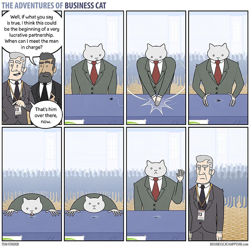  Autors: Fosilija Business cat komiksi eng #2