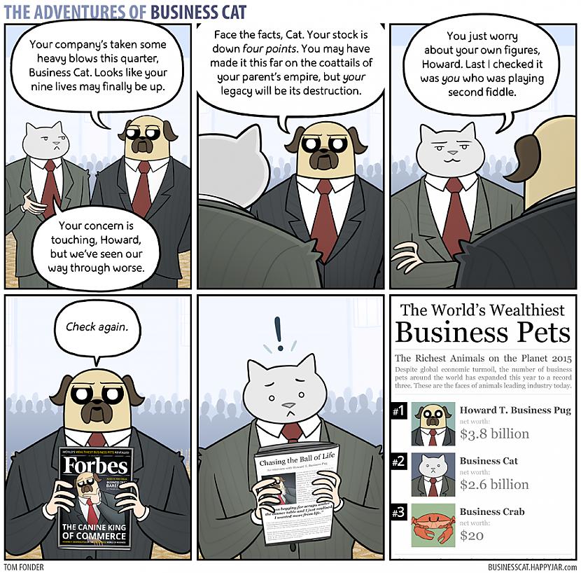  Autors: Fosilija Business cat komiksi eng #2