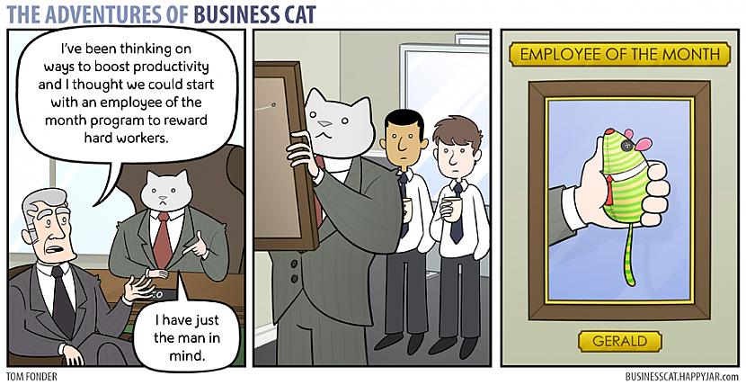  Autors: Fosilija Business cat komiksi eng #2