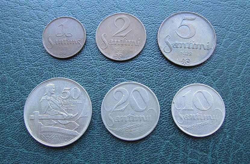 Pirmās Latvijas Republikas... Autors: pyrathe Mana kolekcija: Latvijas Republikas monētas