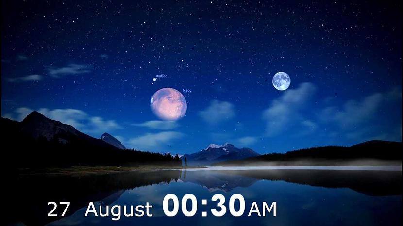  Autors: starmen 27. augustā pie debesīm būs vērojami 2 Mēneši