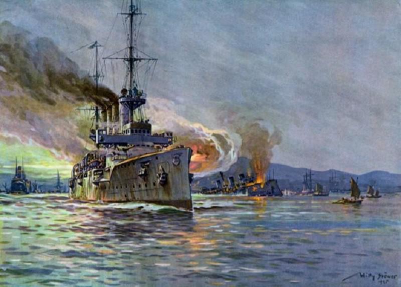 Karam tuvojoties 1914 gada... Autors: CamperLv SMS Emden - austrumu gulbis