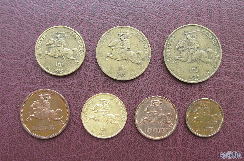 Lietuvas monētu reversā tāpat... Autors: pyrathe Mana kolekcija: pirmskara Igaunijas un Lietuvas monētas