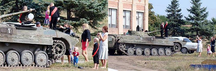 Bet patiesībā tas nekas navm... Autors: Kapteinis Cerība Kāds tēvs savu dēlu ved uz skolu ar tanku