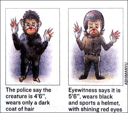 Monkey manBilde ir policista... Autors: Bluestarggir ***Baisākie mitoloģiskie tēli  - 2 *** TOP10