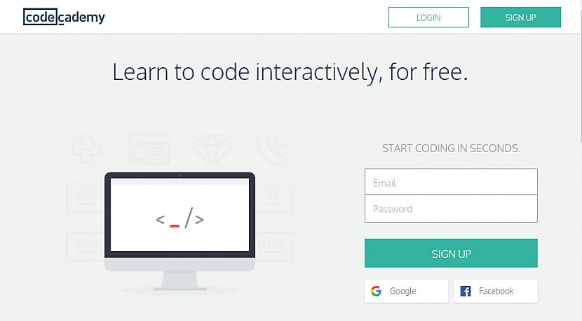 2 CodecademyCodecademy ir... Autors: Fosilija 5 bezmaksas vietas onlainā, kur mācīties programmēšanu.