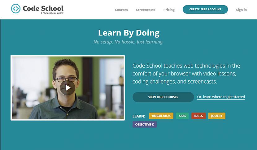 4 Code SchoolCode School ir... Autors: Fosilija 5 bezmaksas vietas onlainā, kur mācīties programmēšanu.