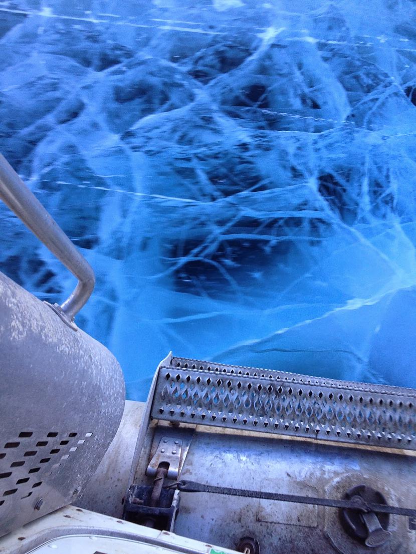 Tā labā laikā izskatās ledus... Autors: Sanna Ekstrēmais tālbraucējs īstenībā
