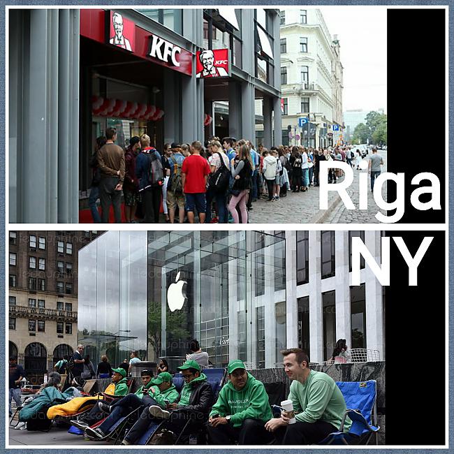 Kāmēr Ņujorkā cilvēki stāv... Autors: ghost07 Rīga vs Ņujorka (Salīdzinājums)