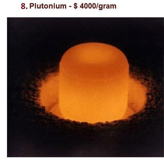 Plutonijs  3522 EURgPlutonijs... Autors: KALENS 17 retākie un dārgākie materiāli pasaulē!