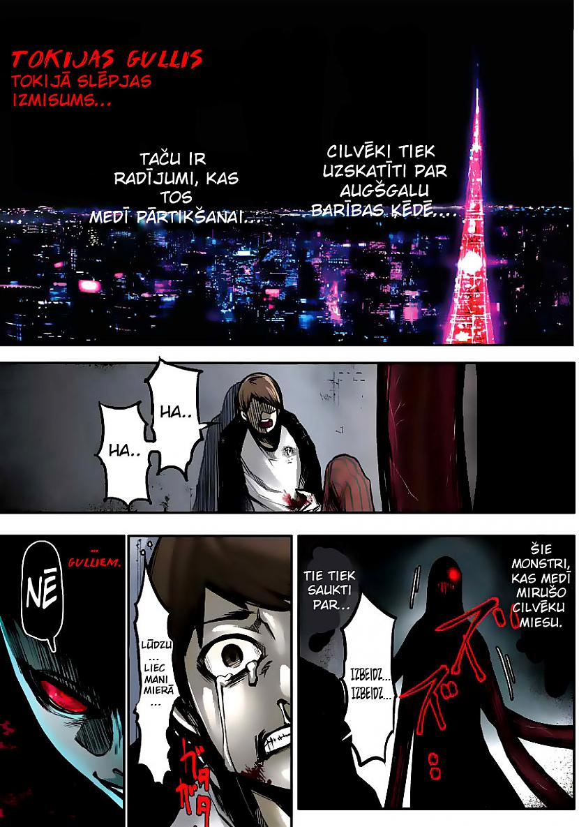  Autors: Menestrels Tokijas Gullis / Tokyo Ghoul - 1. nodaļa [Manga latviski]