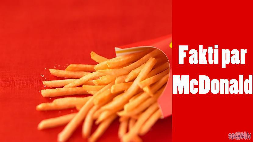  Autors: maksimsl10 Fakti par McDonald.