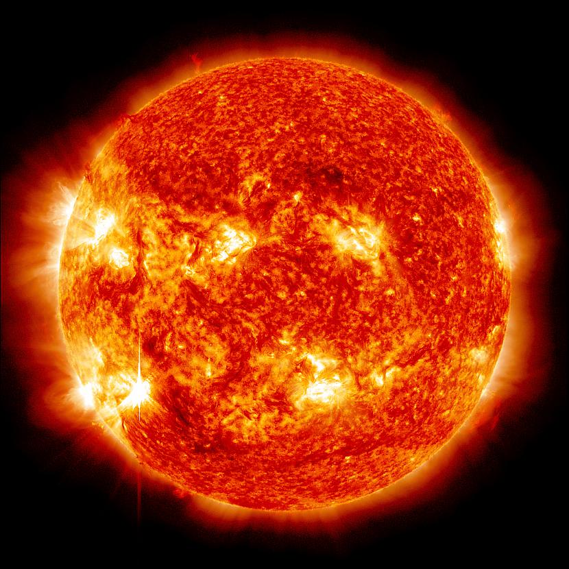Saules krāsu ietekmē Zemes... Autors: dekiz Kādā krāsā ir Saule?