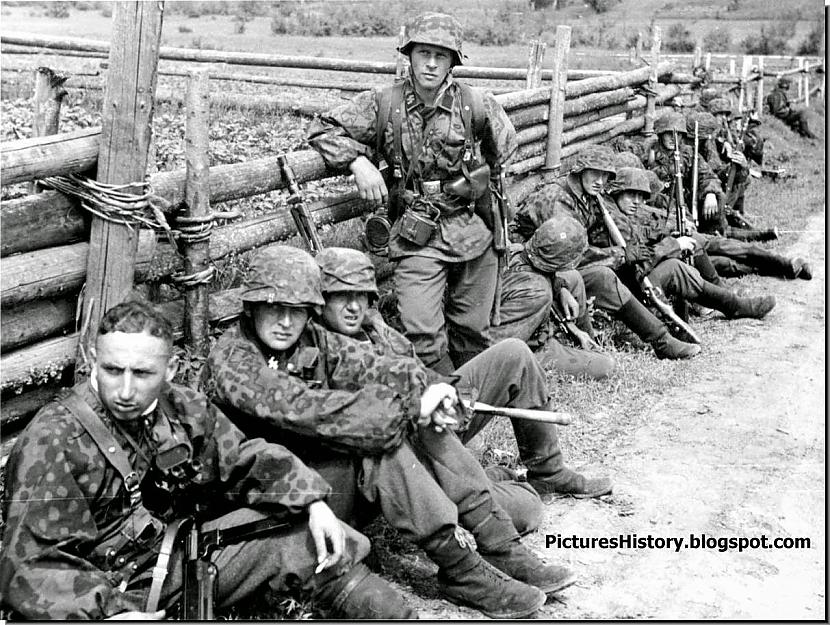 Waffen SS vīri atpūscaronas... Autors: DamnRiga Retas vēsturiskas fotogrāfijas. Otrā daļa.