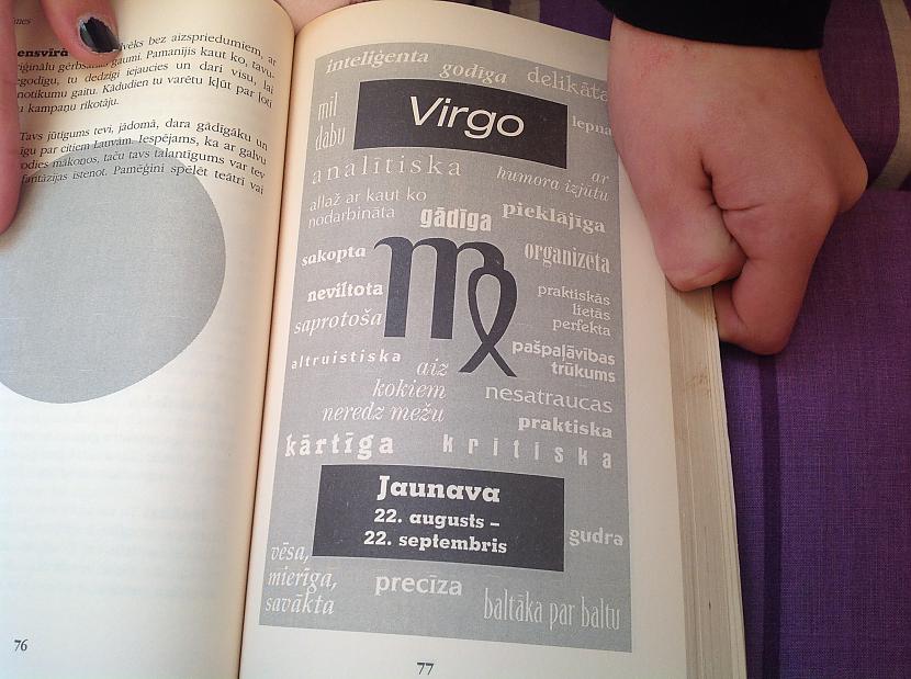 VIRGO jaunava 22augusts ... Autors: helenafrinboxlv Horoskopi un to noteikšana -  tava saules zīme un mēness zīme.