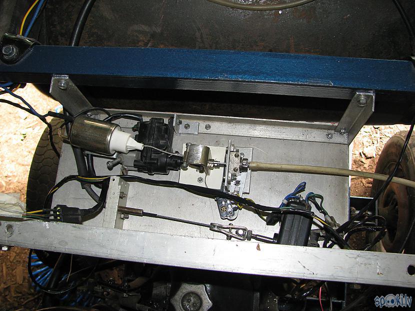 Čoka starda sistēma Autors: JānisKJK Gaisa kompresors no automašīnas iekšdedzes dzinēja