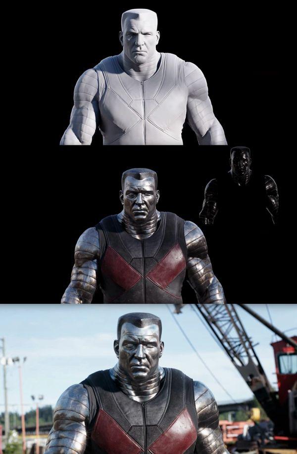  Autors: matilde Deadpool: Pirms un pēc vizuālo efektu pievienošanas