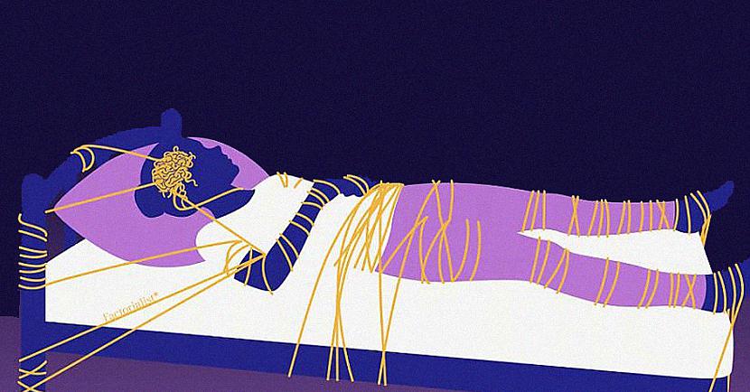 Ja miega laikā redzi ka... Autors: matilde 12 fakti par miegu, kas liks tev to novērtēt vairāk nekā iepriekš
