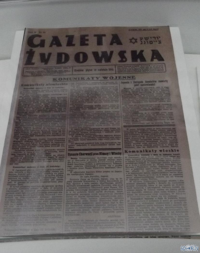 Poļu valodā vācu kontrolēts... Autors: Fosilija Es tur biju, es to redzēju - Aušvices Ebreju Sinagoga un muzejs